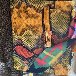 Fashion Nova Multi colored crossbody bag.